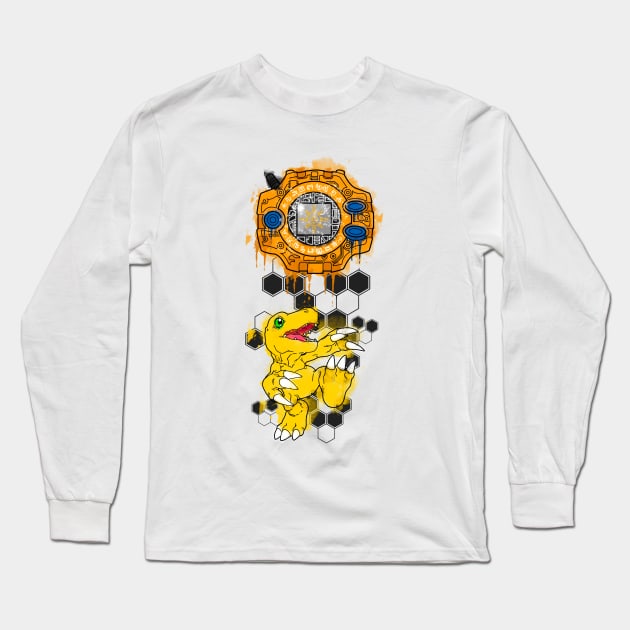 Agumon Long Sleeve T-Shirt by kakunat